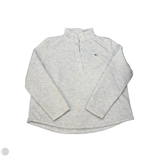 Sweatshirt Collar By Vineyard Vines In Grey, Size: Xl