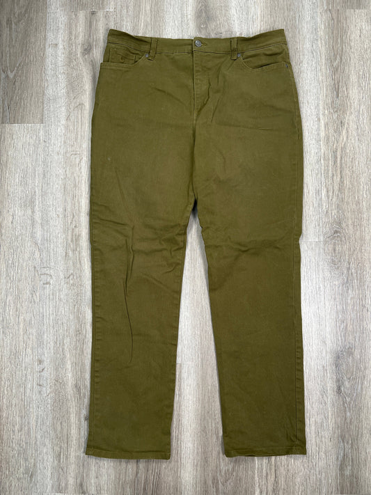 Green Pants Other Gloria Vanderbilt, Size Xl