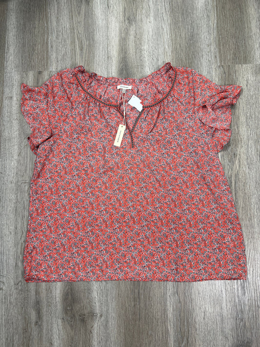 Blouse Short Sleeve By Max Studio In Animal Print, Size: 1x