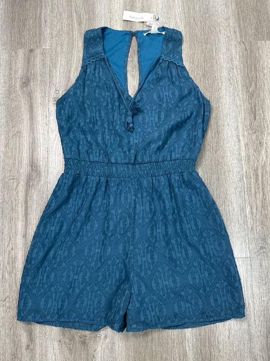 Romper By Francesca's In Blue, Size: M