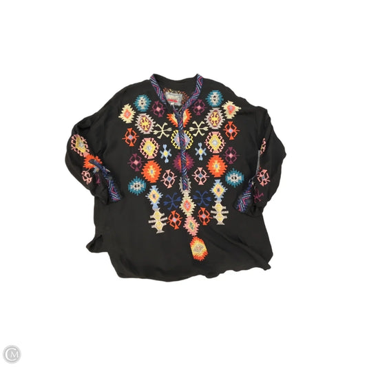 Top Long Sleeve Designer By Johnny Was In Multi-colored, Size: Xs
