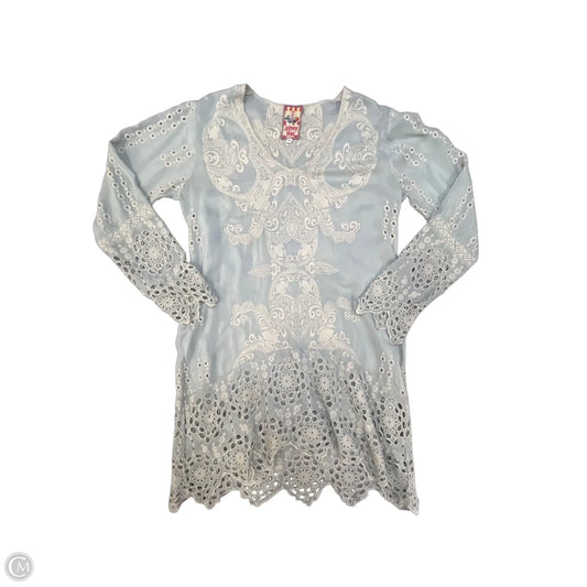 Top Long Sleeve Designer By Johnny Was In Blue, Size: Xs