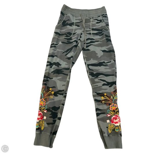 Pants Designer By Johnny Was In Camouflage Print, Size: Xs
