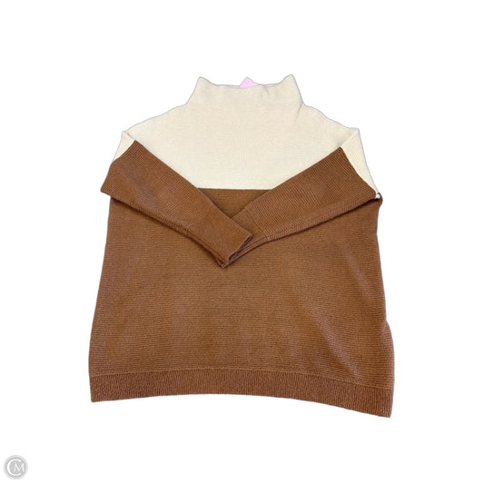 Sweatshirt Collar By Rd Style In Beige, Size: L