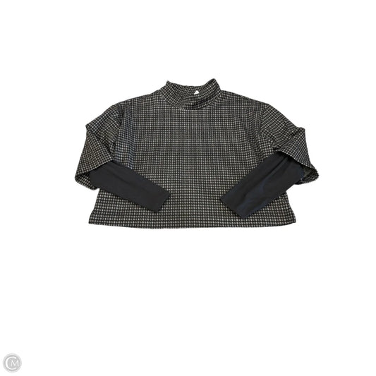 Sweatshirt Collar By Tribal In Checkered Pattern, Size: Xl