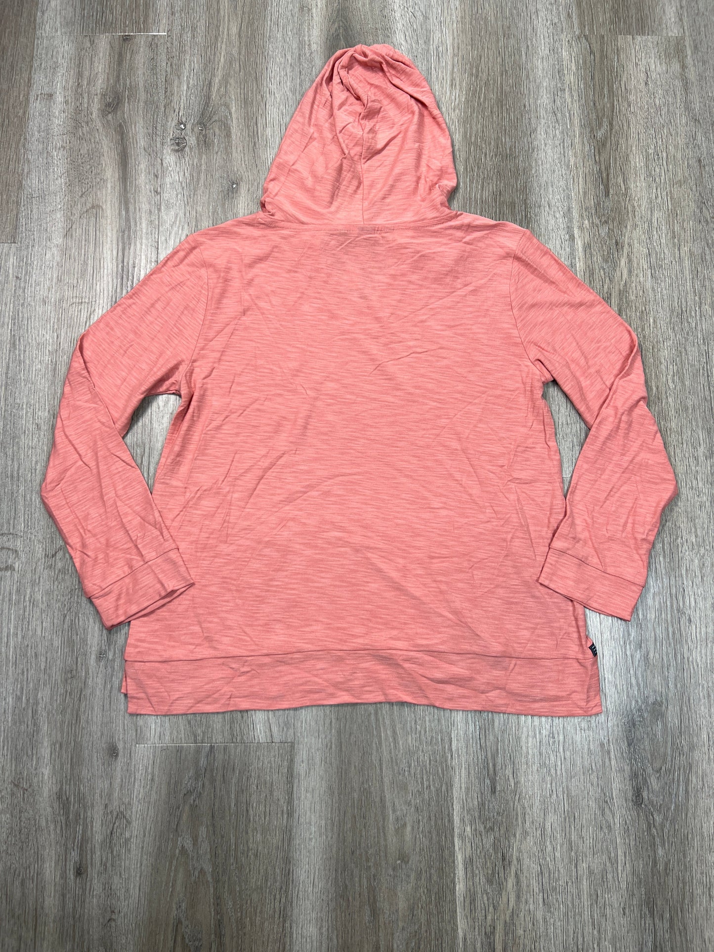 Athletic Top Long Sleeve Hoodie By Free Fly In Orange, Size: M