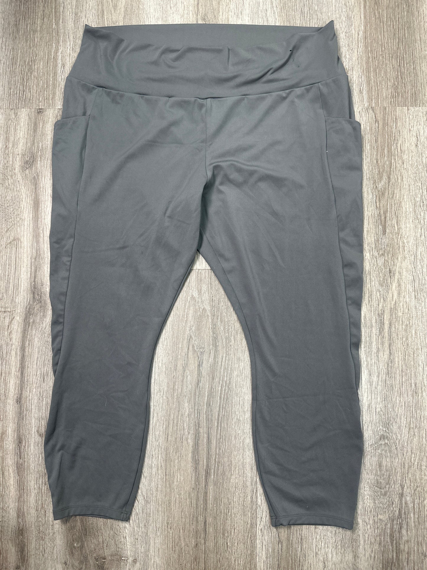 Pants Leggings By Simply Vera In Grey, Size: 2x