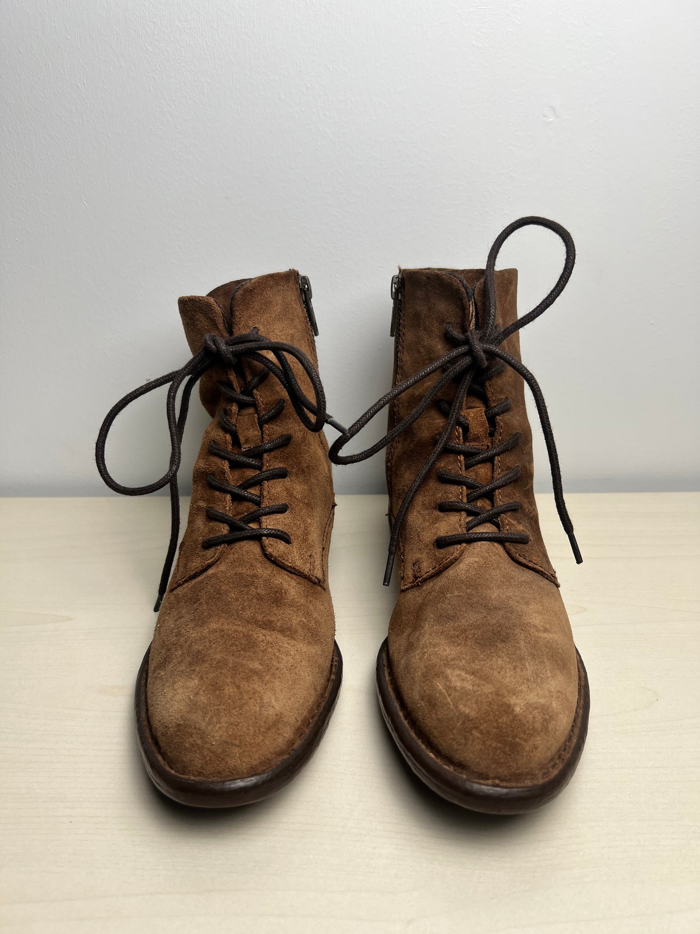 Boots Combat By Born In Brown, Size: 6.5