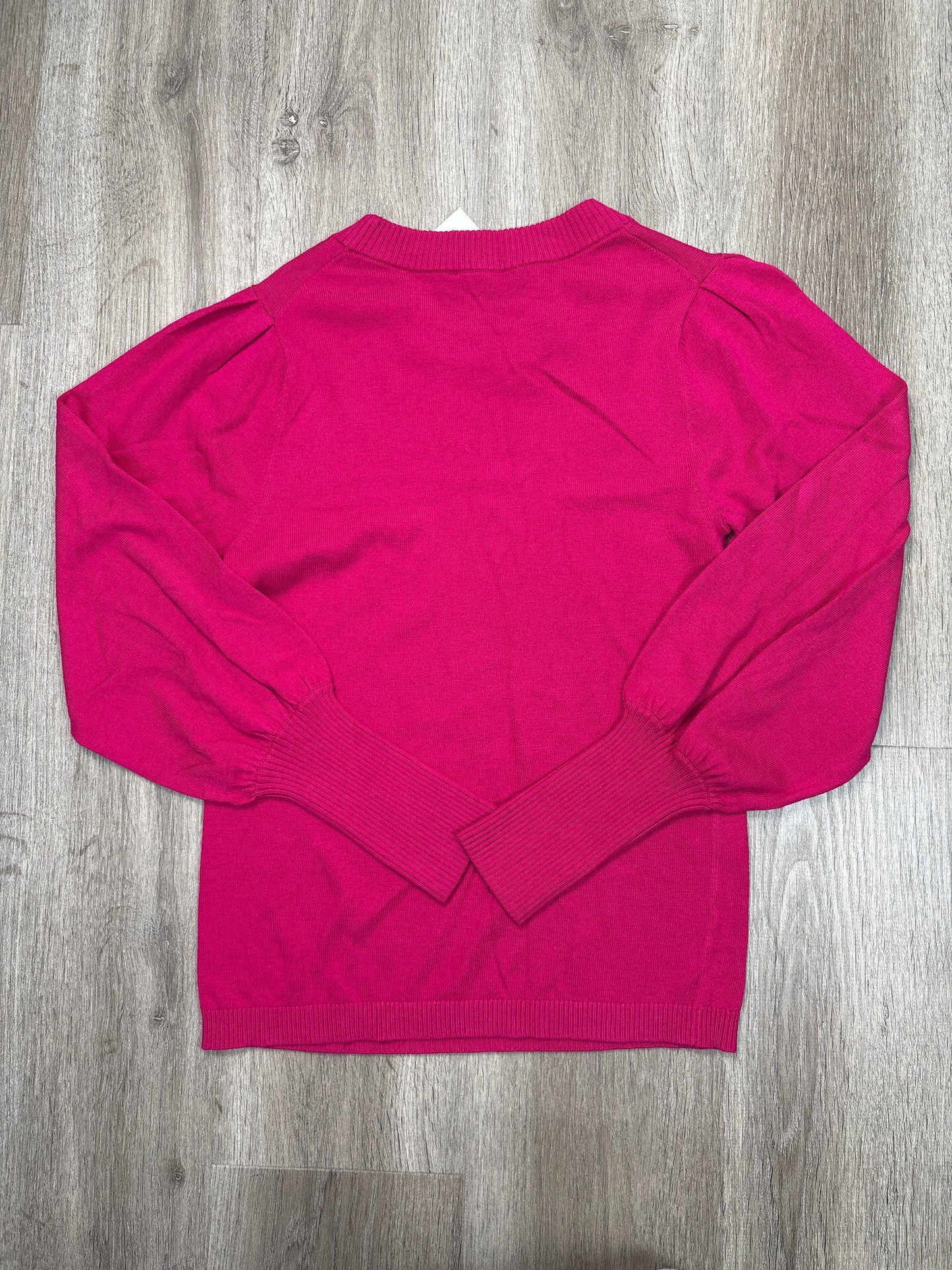 Top Long Sleeve By Ann Taylor In Pink, Size: S