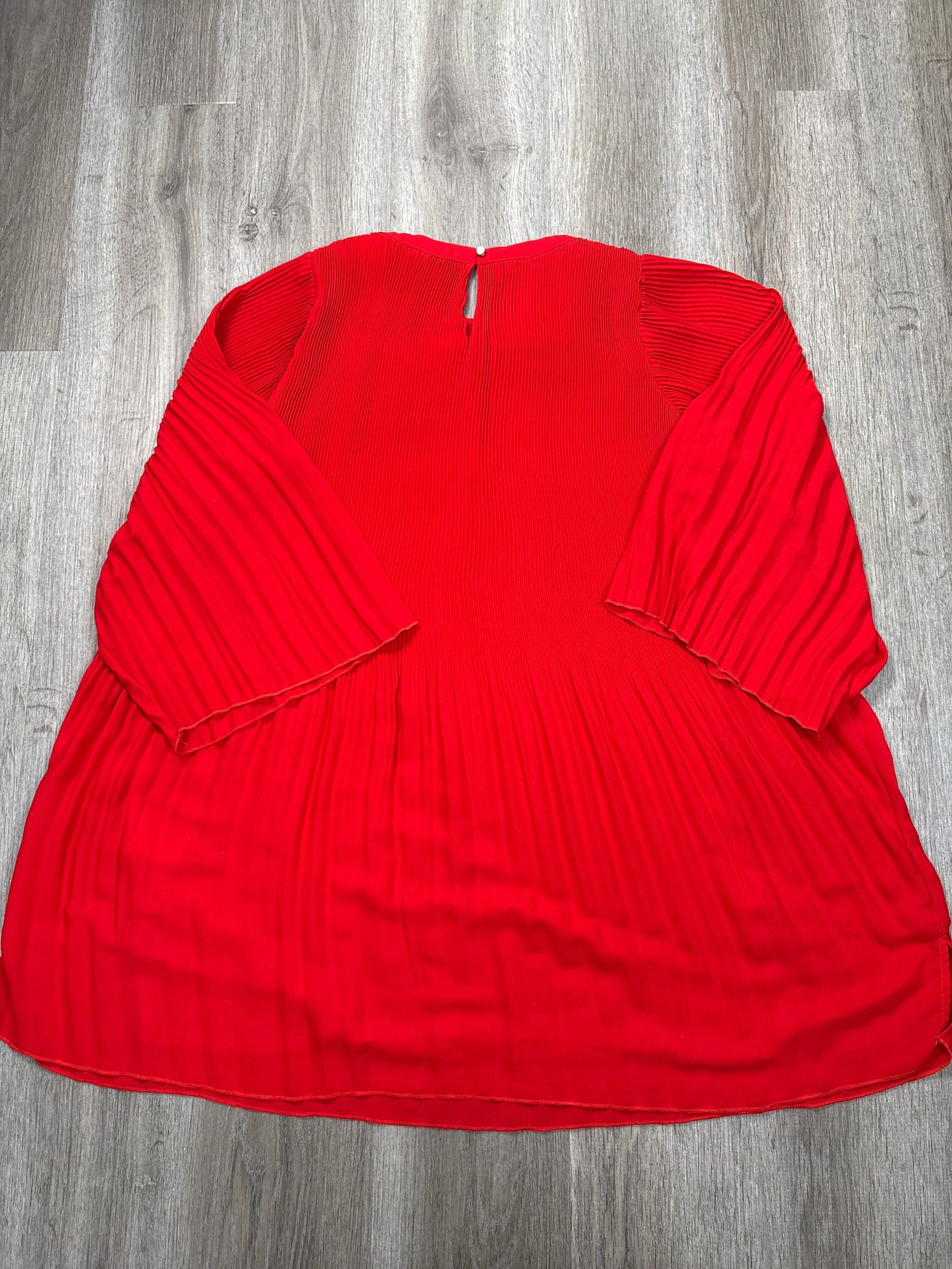 Dress Casual Short By Nina Leonard In Red, Size: L