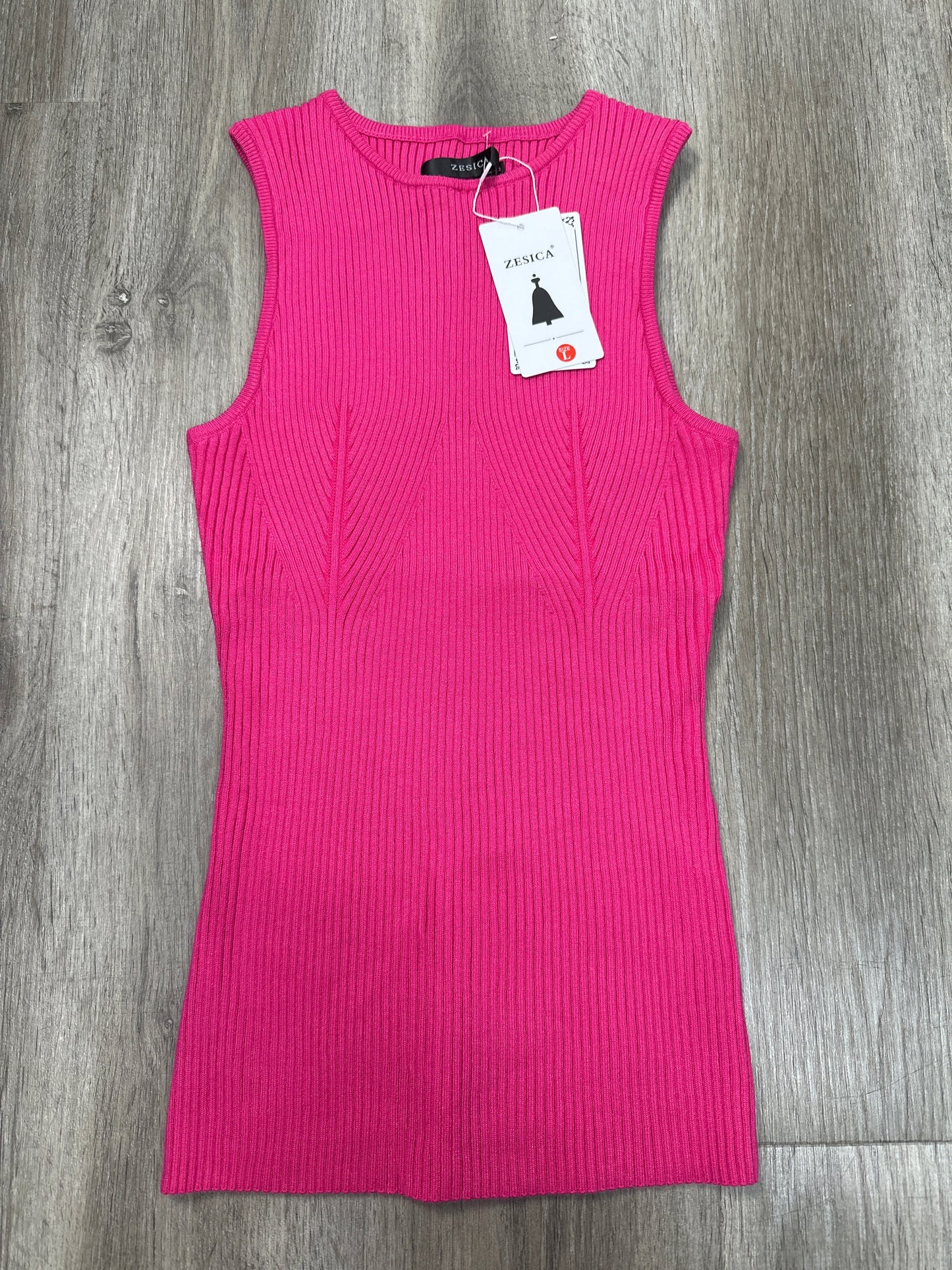 Tank Top By Zesica In Pink, Size: L