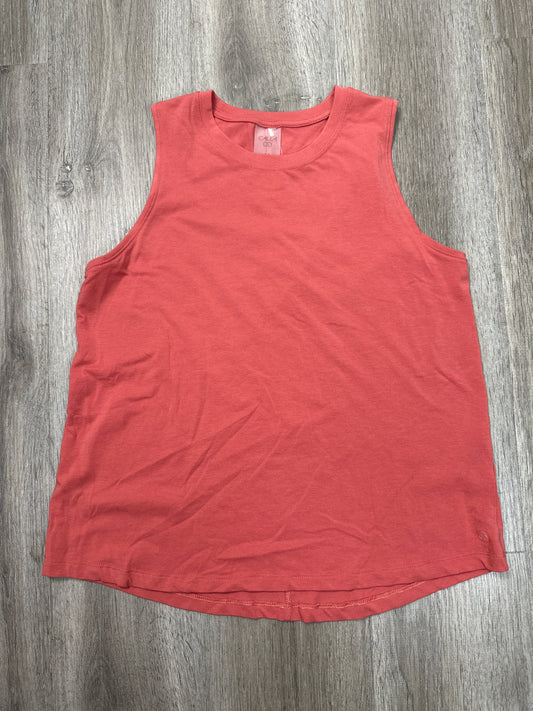 Athletic Tank Top By Calia In Orange, Size: M