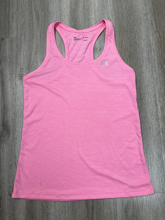 Athletic Tank Top By Under Armour In Pink, Size: M