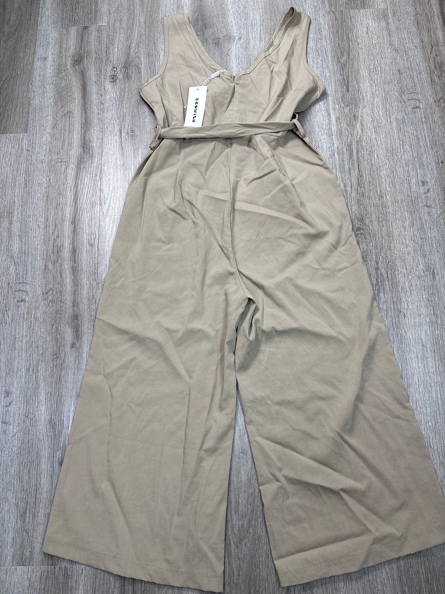 Jumpsuit By Ecowish In Tan, Size: L