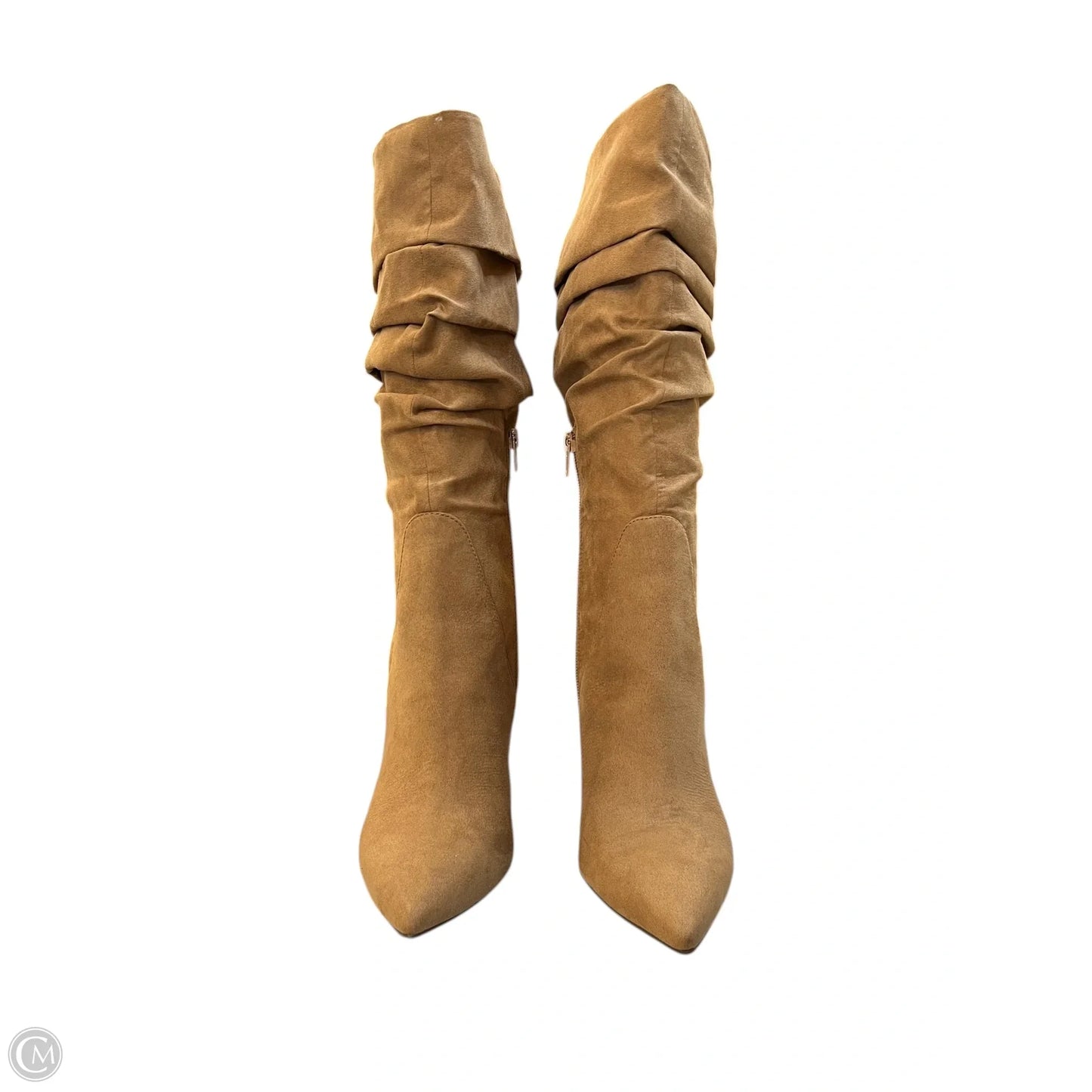 Boots Mid-calf Heels By Jessica Simpson In Tan, Size: 10