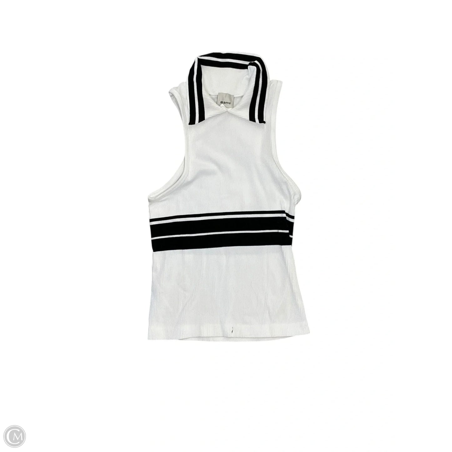 Top Sleeveless By Maeve In White, Size: S