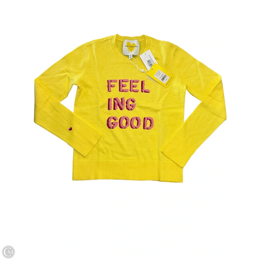 Top Long Sleeve By Kerri Rosenthal In Yellow, Size: Xs