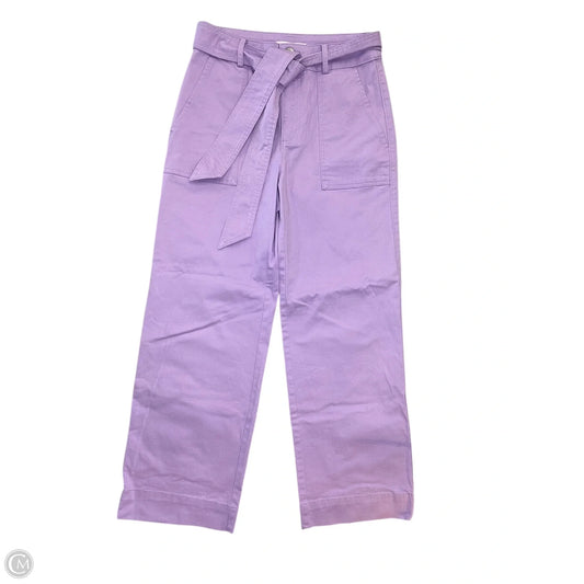Pants Wide Leg By Loft In Purple, Size: Xs