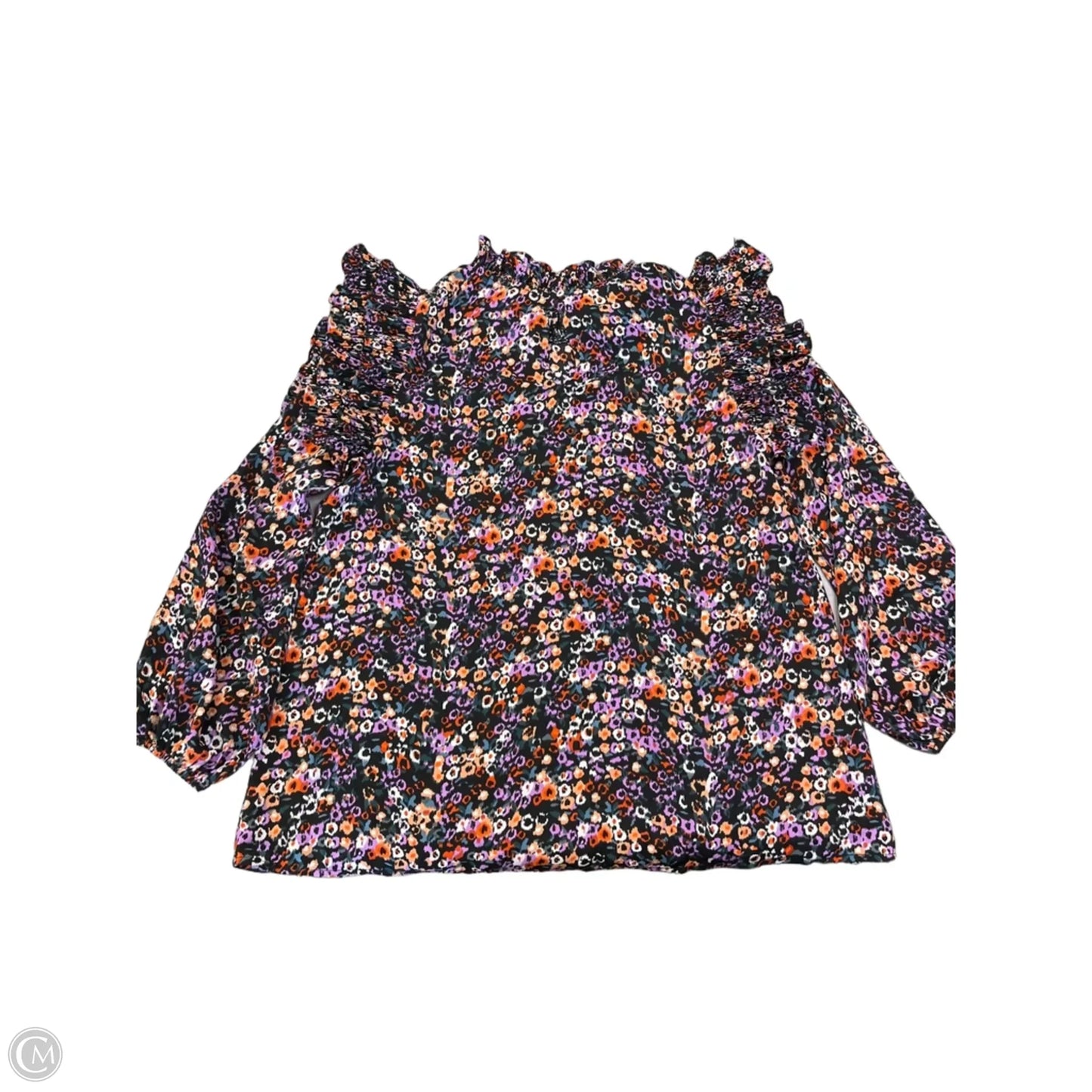 Blouse Long Sleeve By Jodifl In Black, Size: L