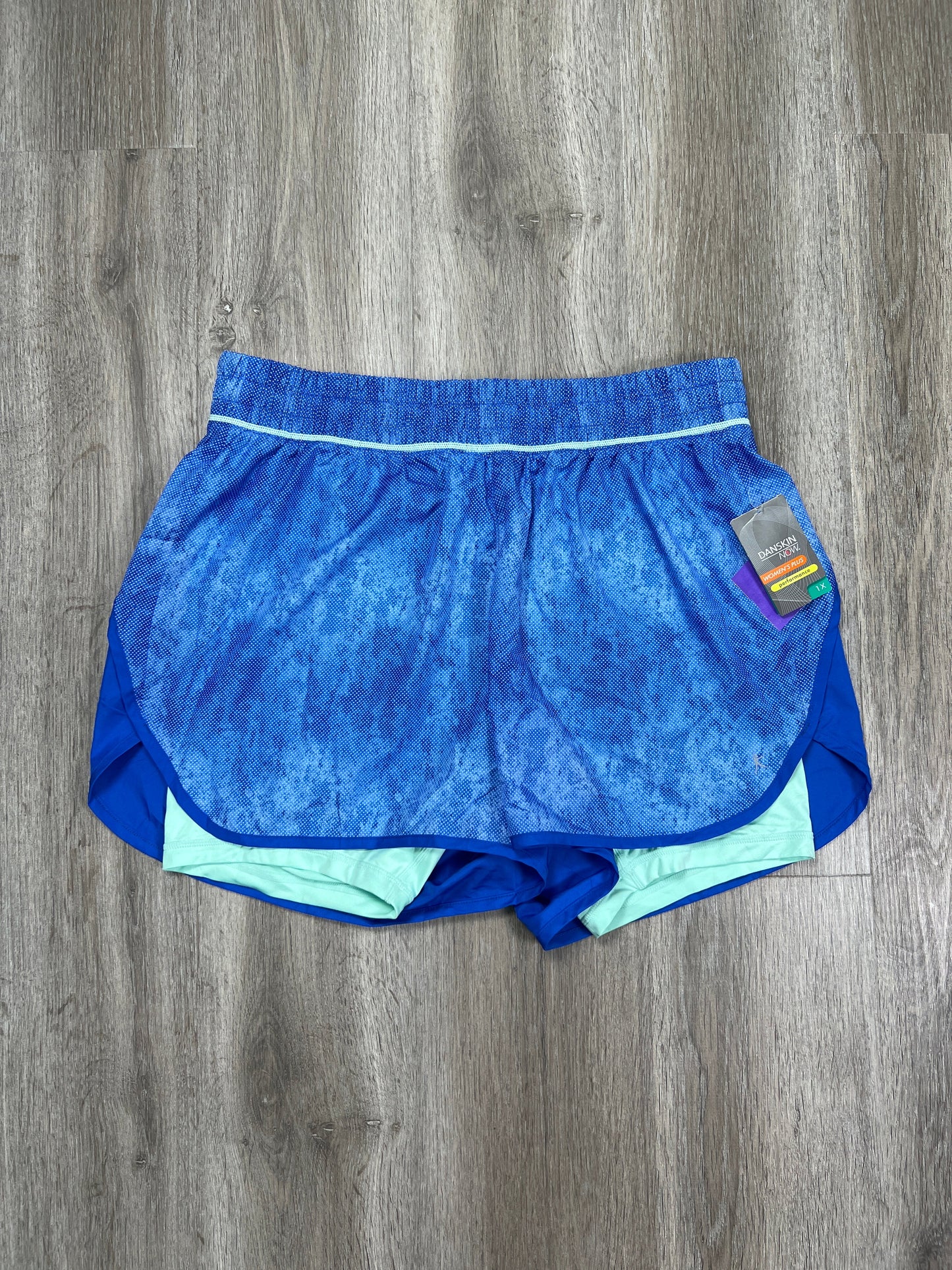 Blue Athletic Shorts Danskin, Size 1x