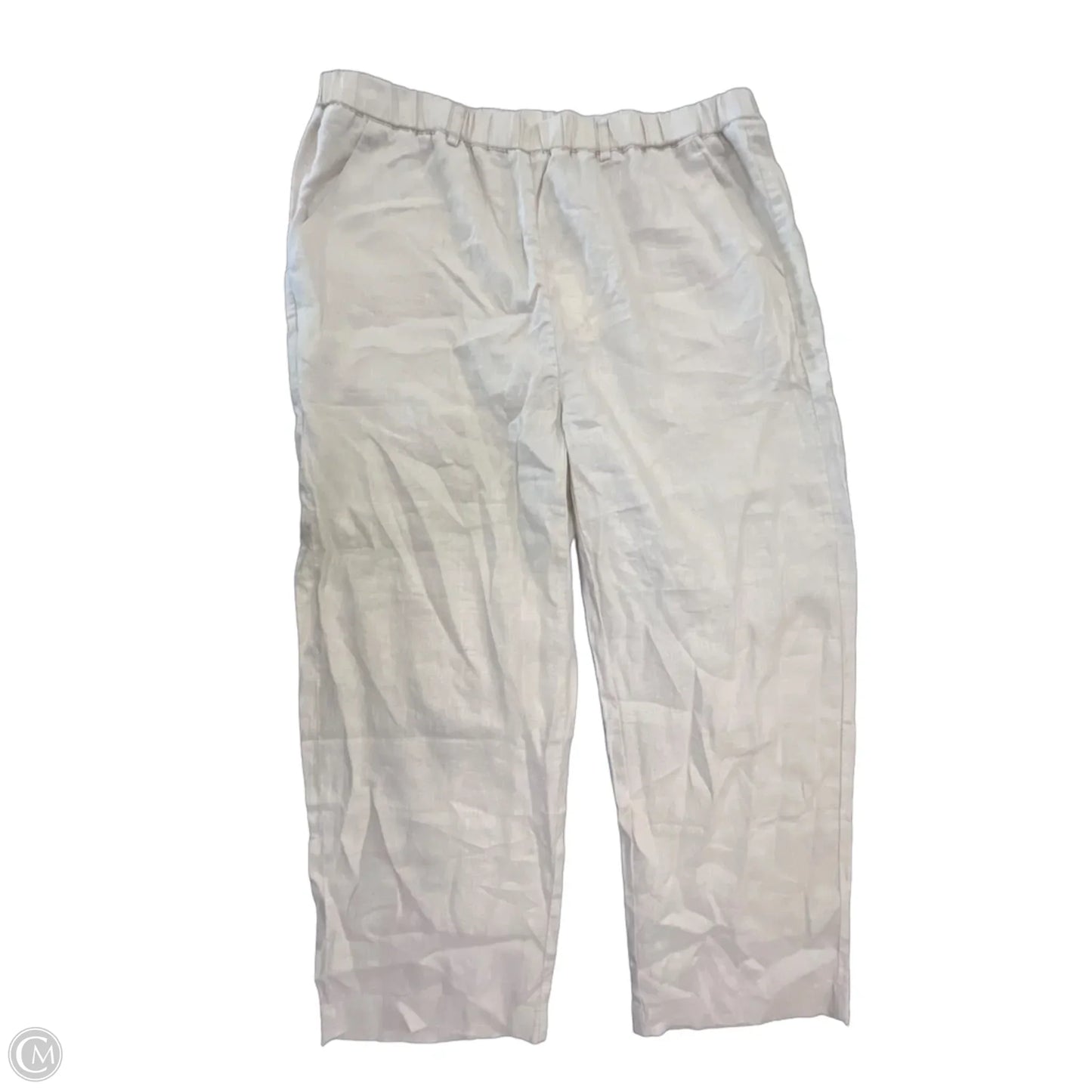 Pants Linen By Quince In Tan, Size: Xl