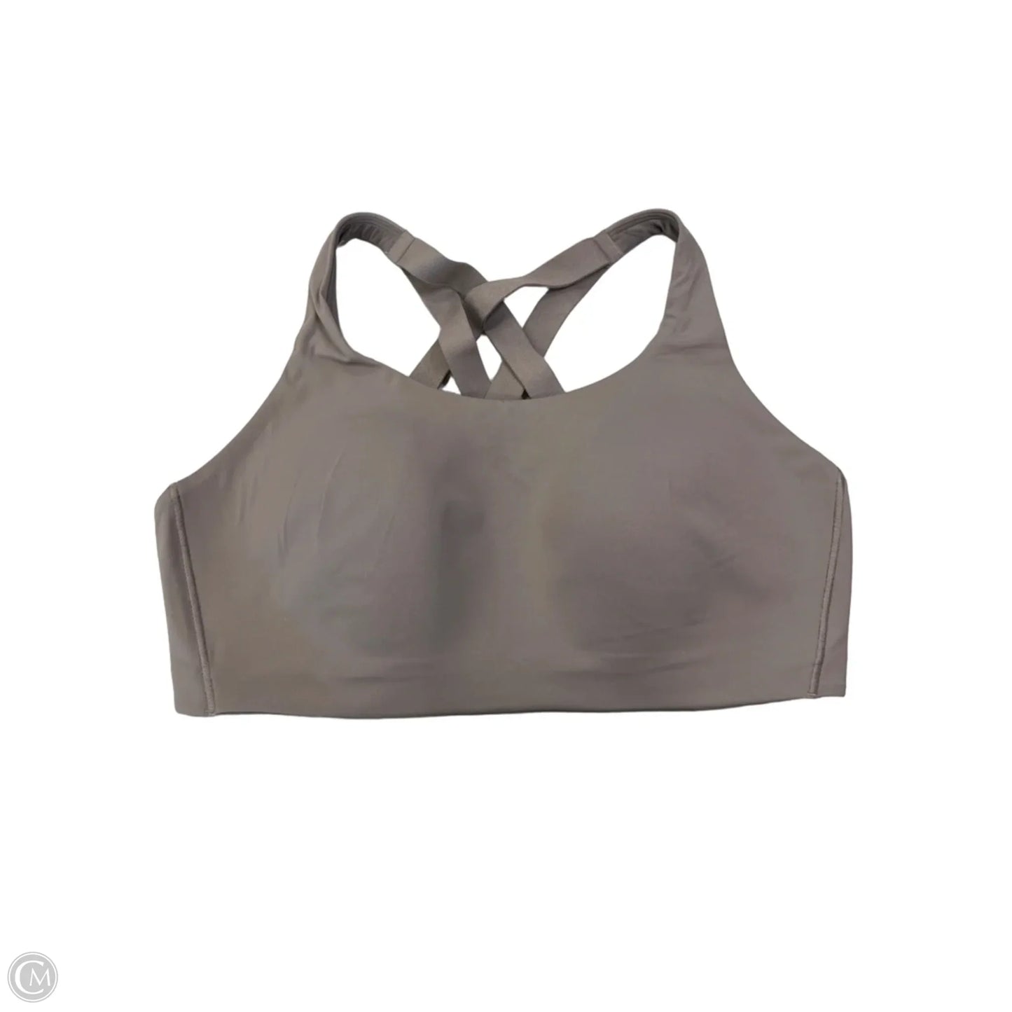 Athletic Bra By Lululemon In Grey, Size: Xl