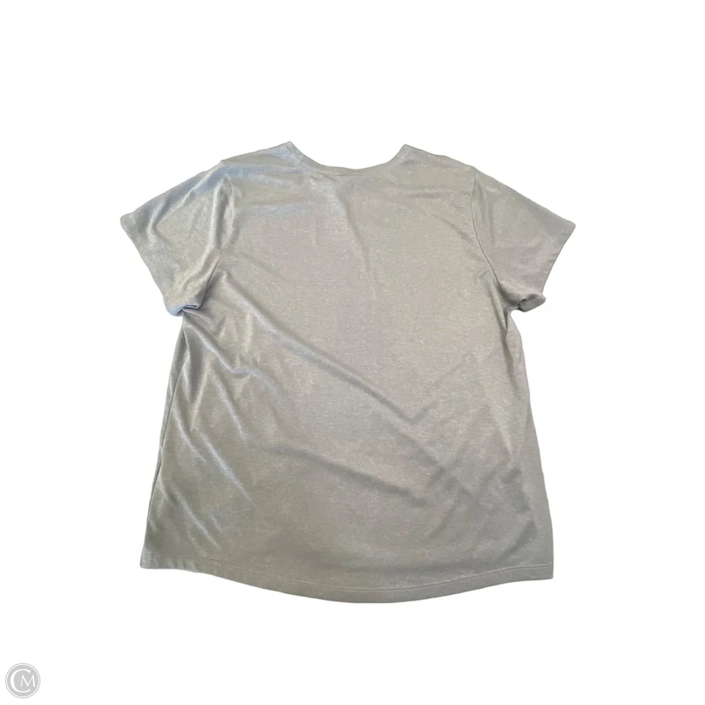 Athletic Top Short Sleeve By The North Face In Grey, Size: Xl