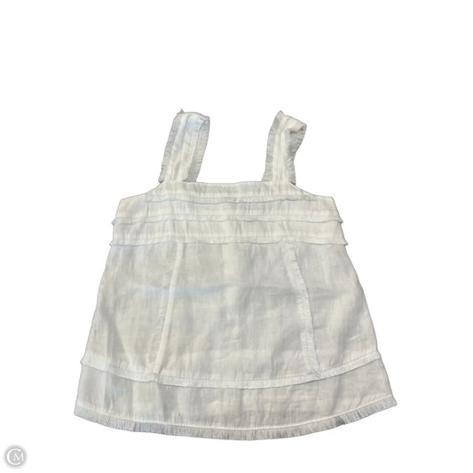 Blouse Sleeveless By J. Crew In White, Size: Xxs