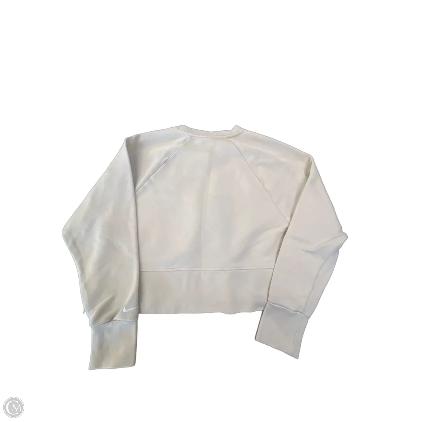 Sweatshirt Crewneck By Nike Apparel In Tan, Size: Xs