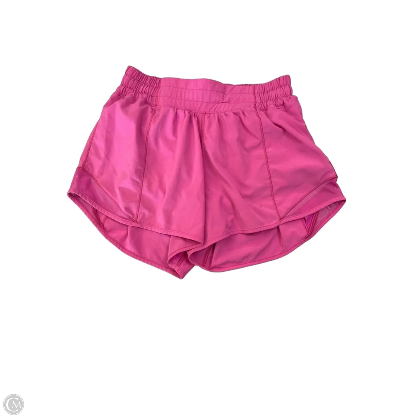Athletic Shorts By Lululemon In Pink, Size: Xs