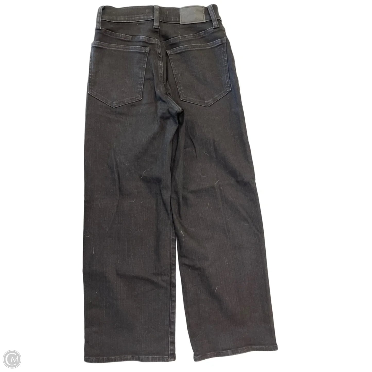 Jeans Flared By Madewell In Black Denim, Size: 2p