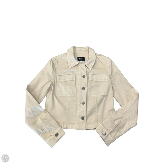 Jacket Denim By Kut In Cream Denim, Size: Xs