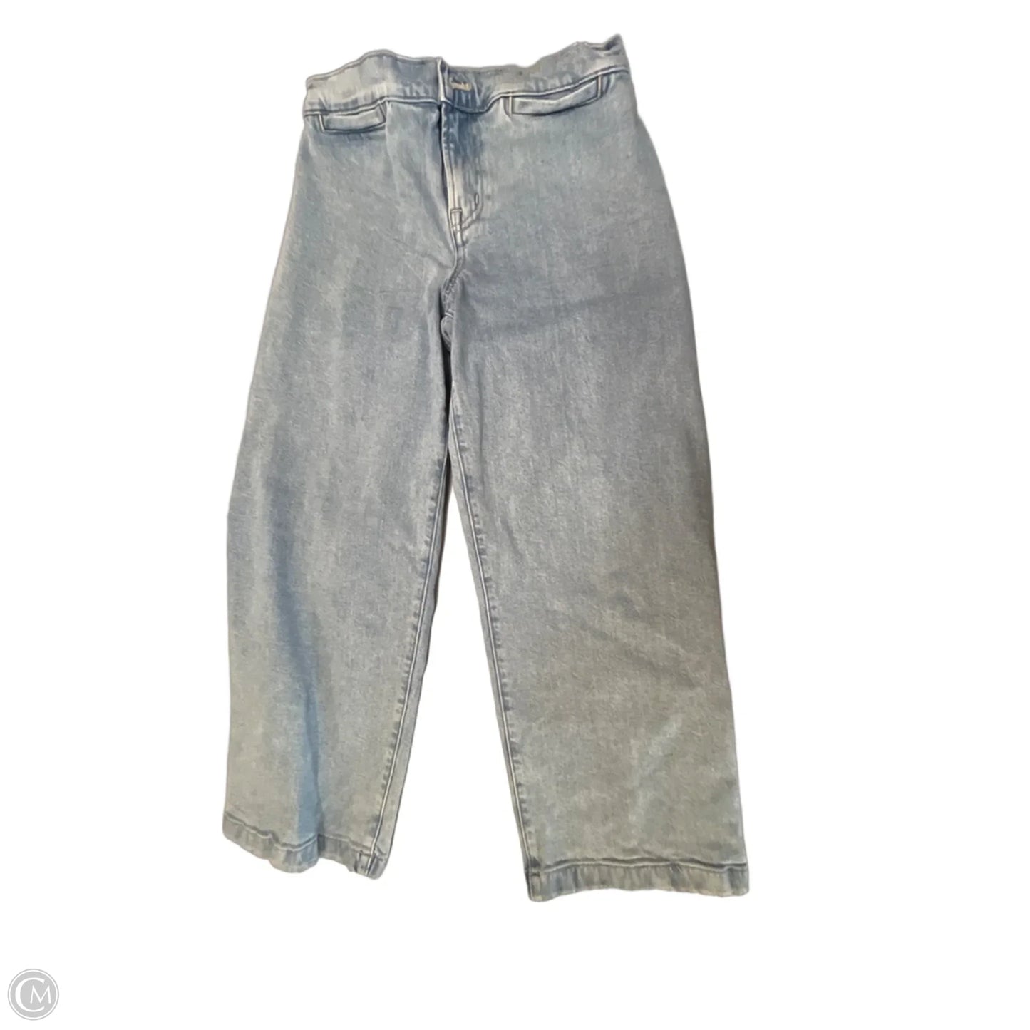 Jeans Cropped By Madewell In Blue Denim, Size: 2p