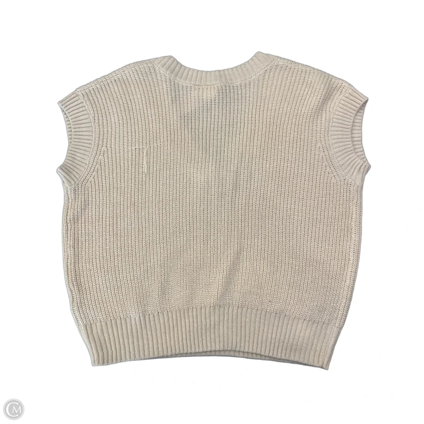 Vest Sweater By Roxy In Tan, Size: S