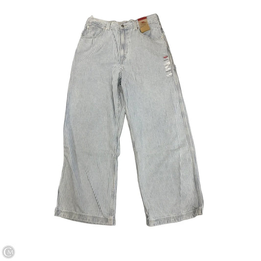 Jeans Wide Leg By Levis In Blue Denim, Size: 12