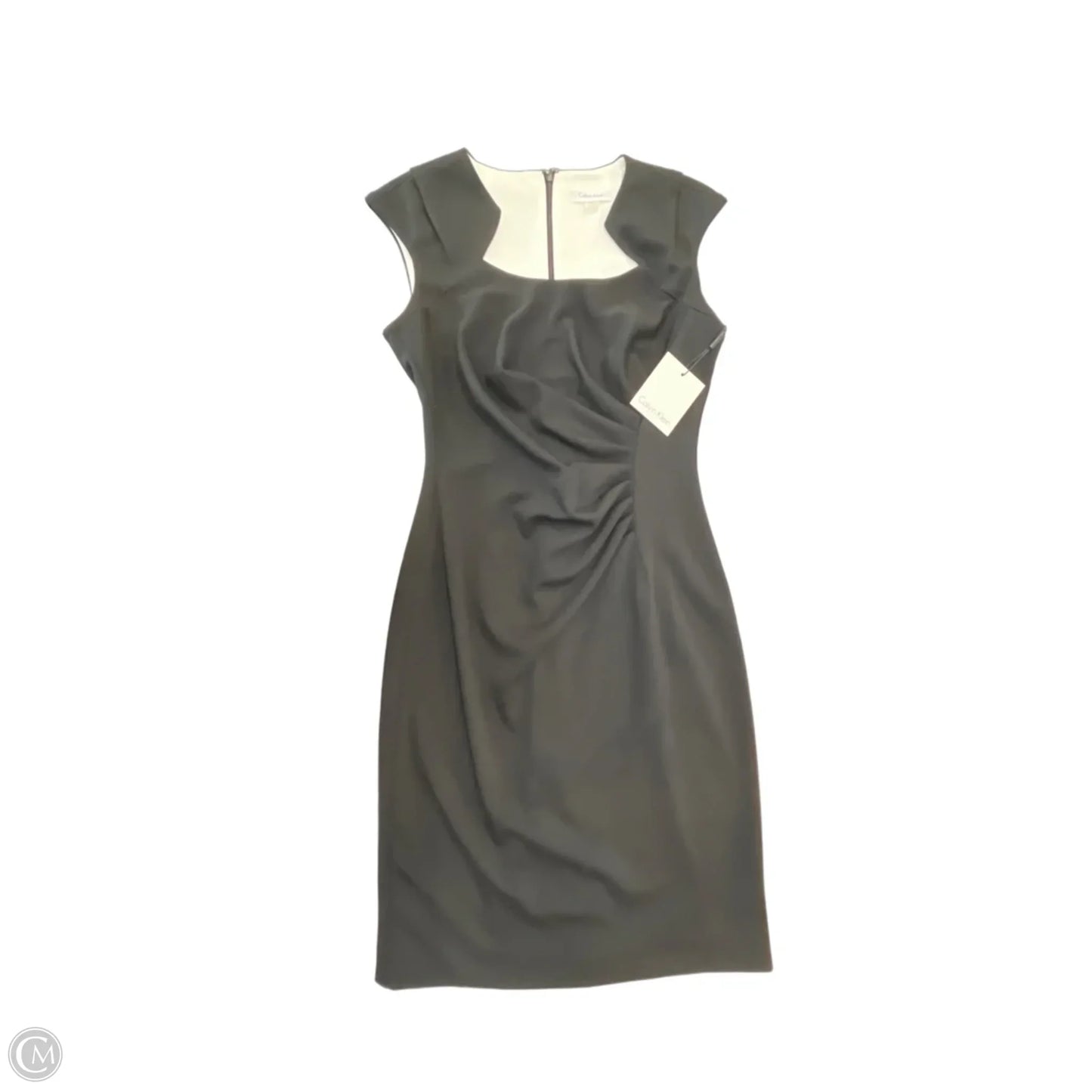 Dress Work By Calvin Klein In Black, Size: S
