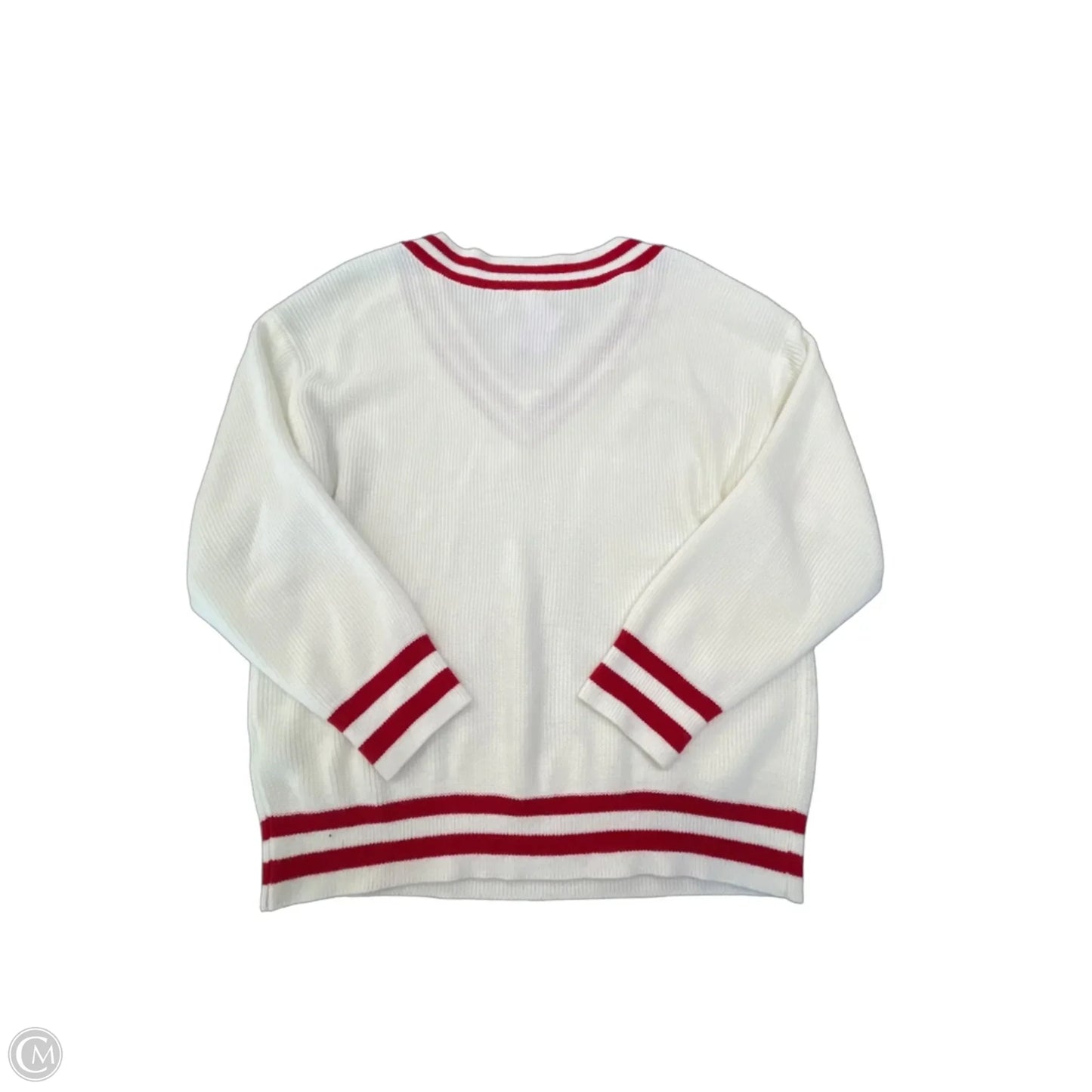 Sweater By Tcec In White, Size: L