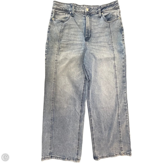 Jeans Wide Leg By Maurices In Black Denim, Size: 16