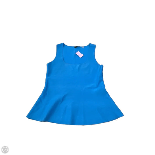 Top Sleeveless By Tahari In Blue, Size: S
