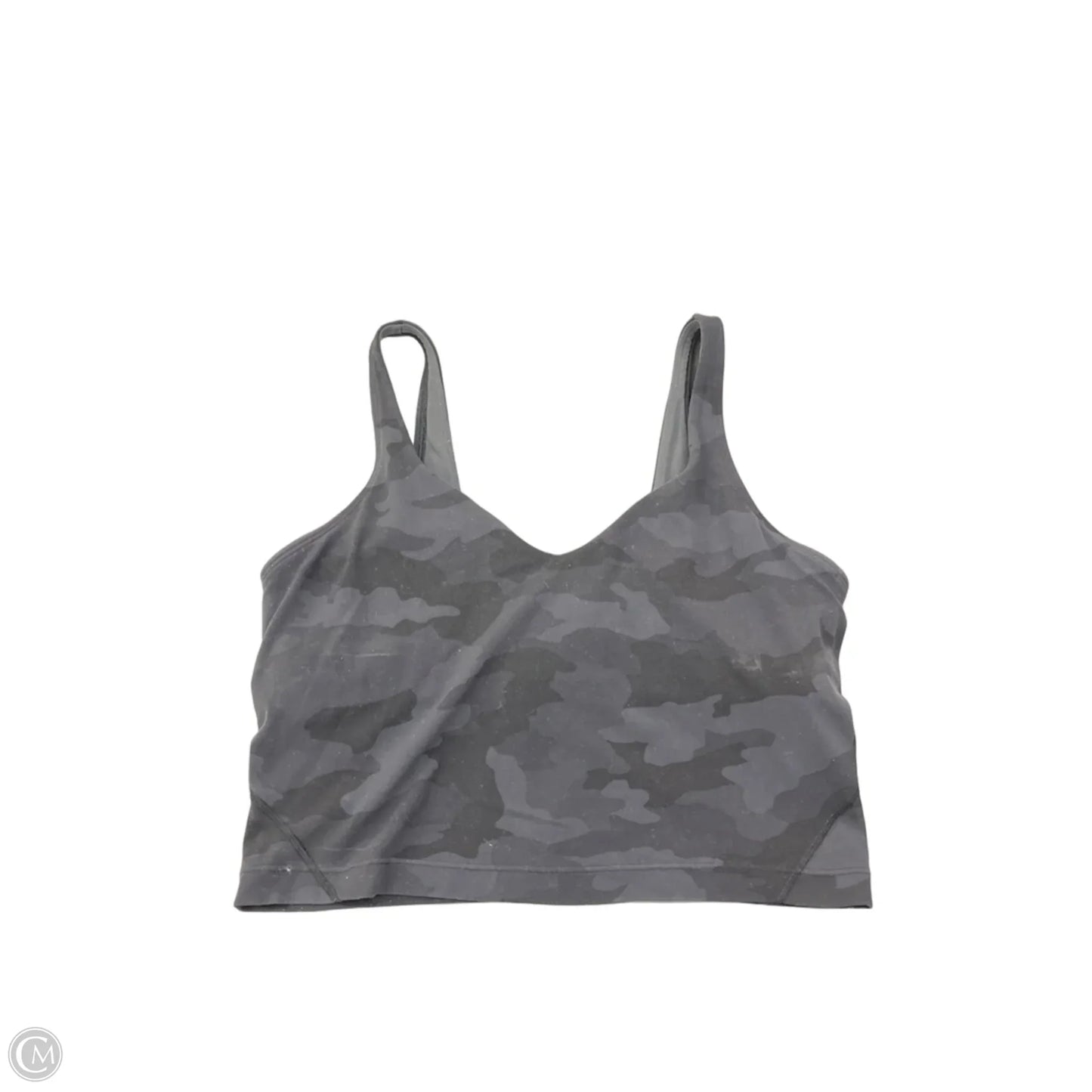 Athletic Tank Top By Lululemon In Grey, Size: M