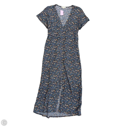 Dress Casual Maxi By Lucky Brand In Floral Print, Size: M