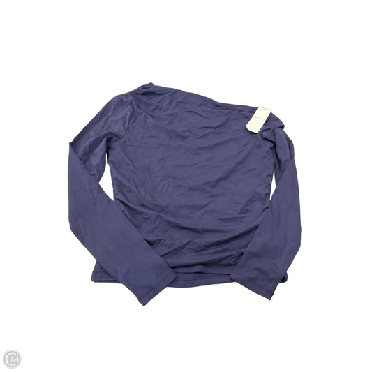 Top Long Sleeve By Abercrombie And Fitch In Blue, Size: S