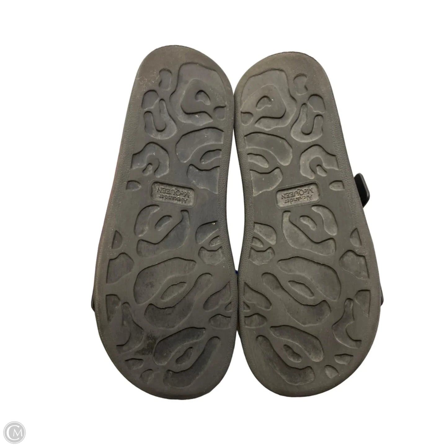 Sandals Luxury Designer By Alexander Mcqueen In Black, Size: 7