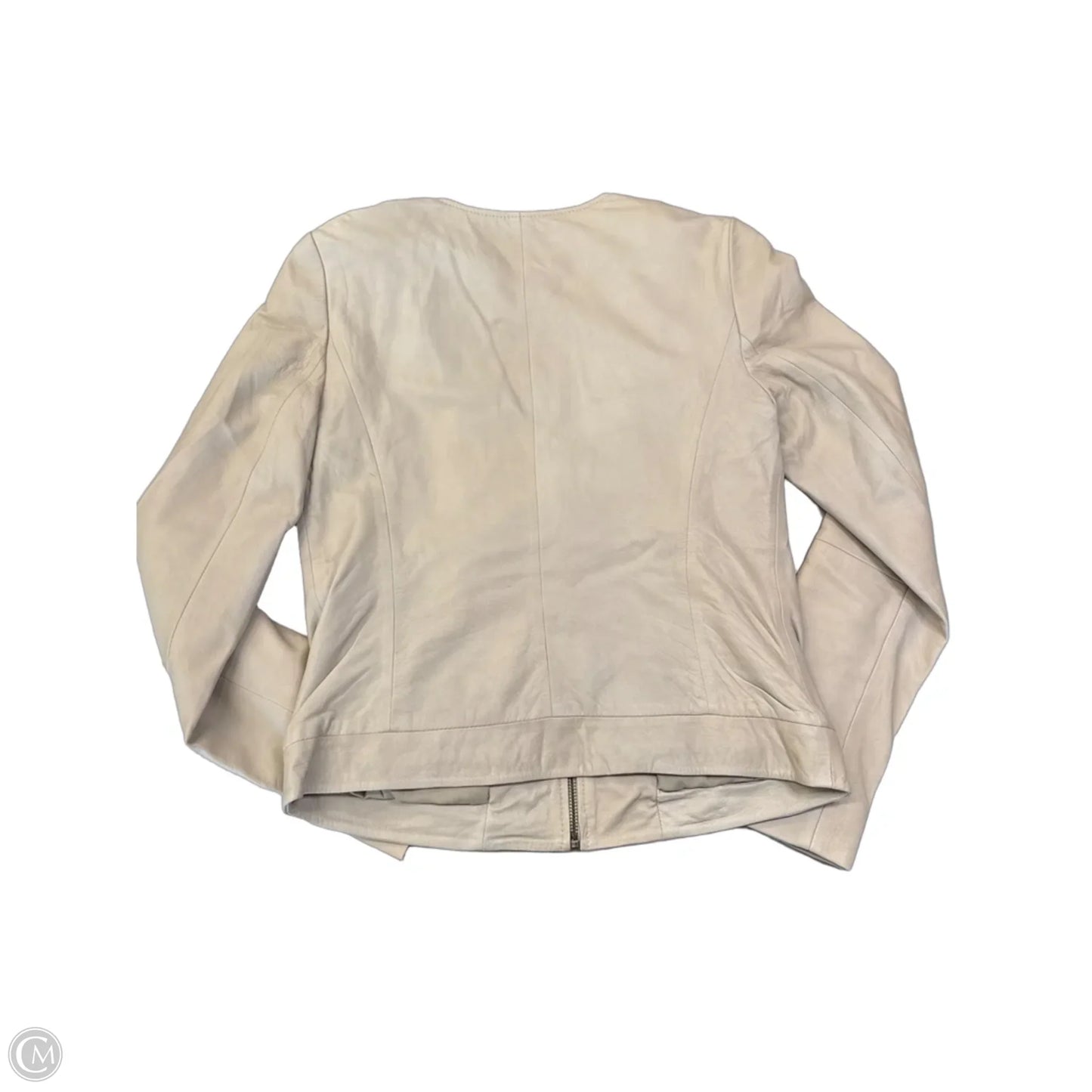 Jacket Leather By Hinge In Tan, Size: S