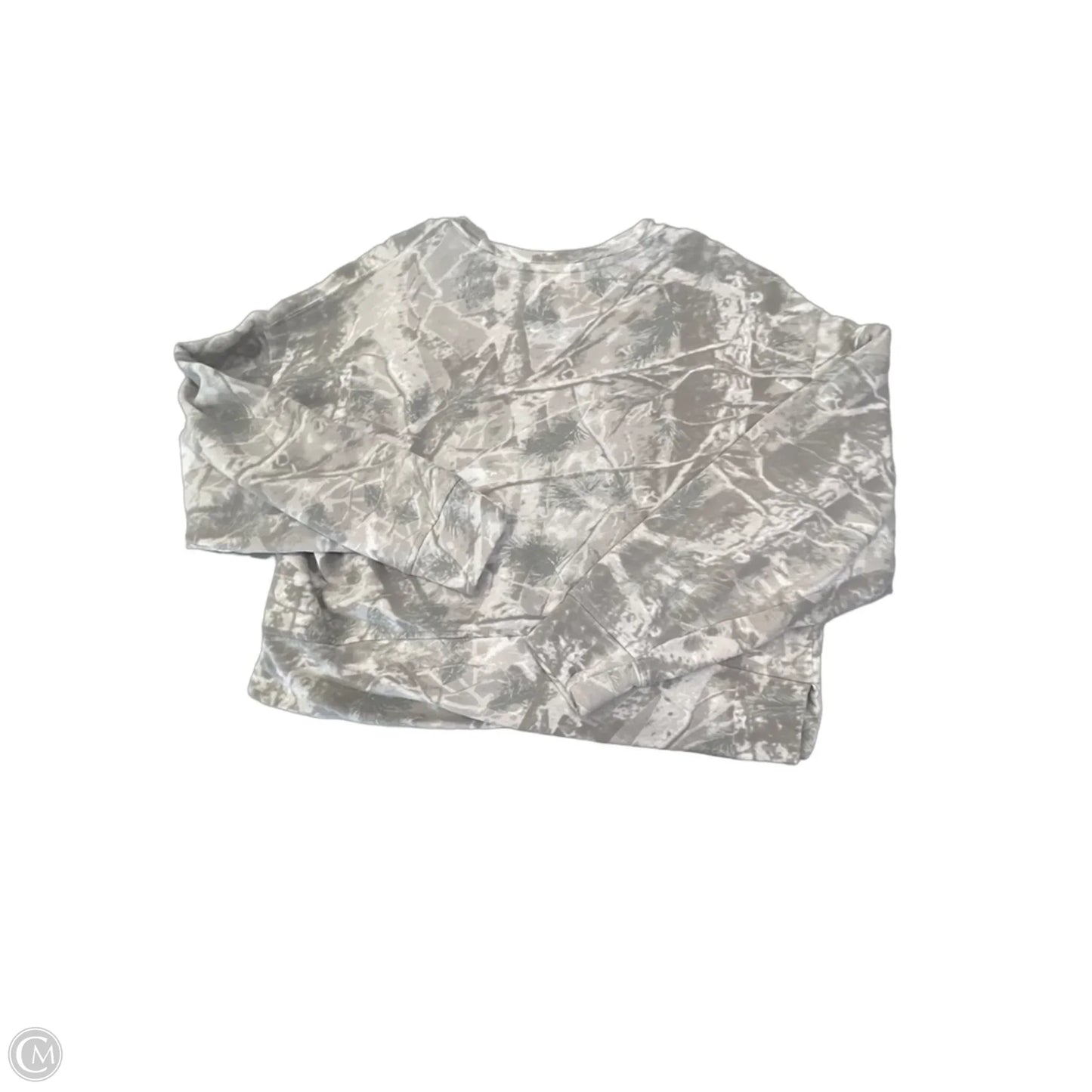 Top Long Sleeve By Thread And Supply In Camouflage Print, Size: M