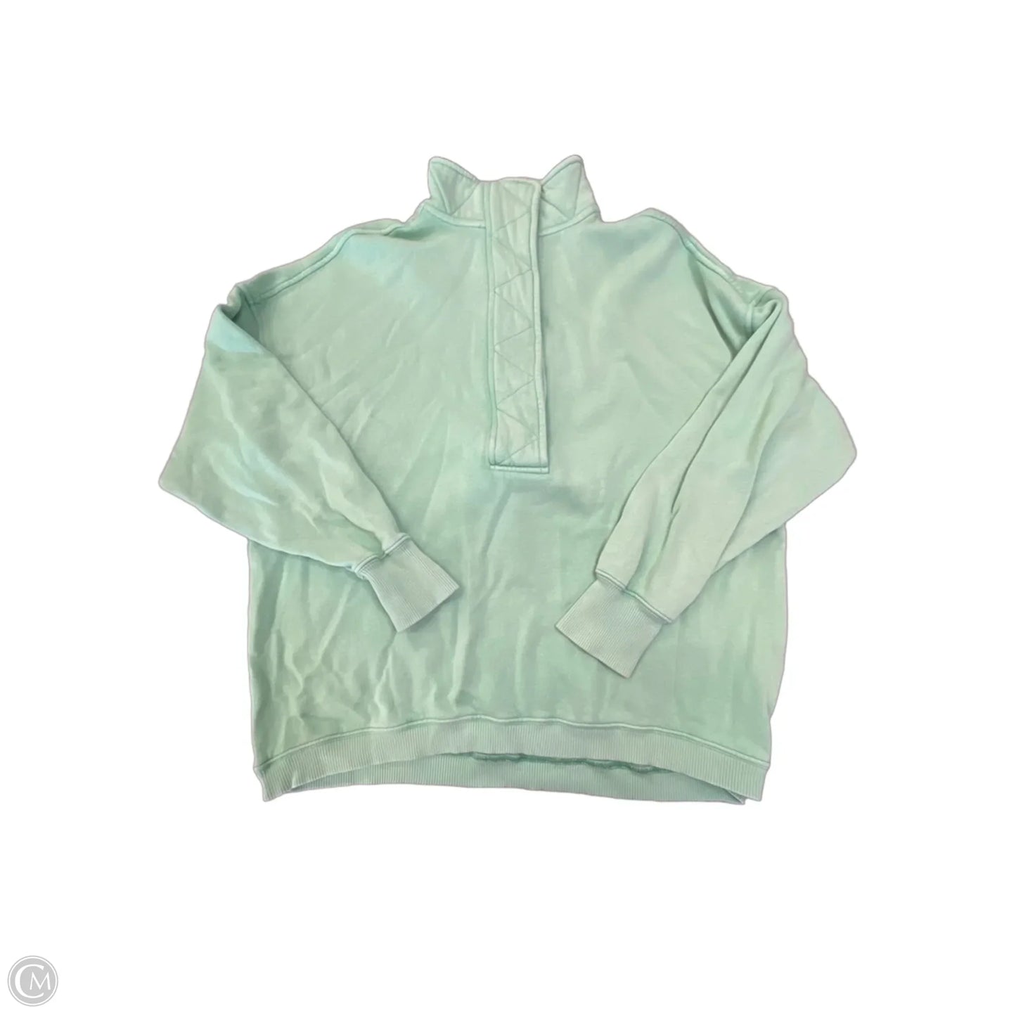 Sweatshirt Collar By Aerie In Green, Size: S