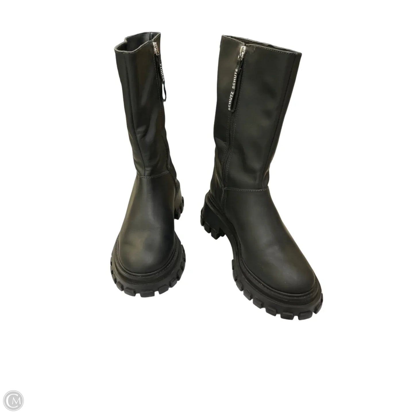 Boots Combat By Schutz In Black, Size: 8.5