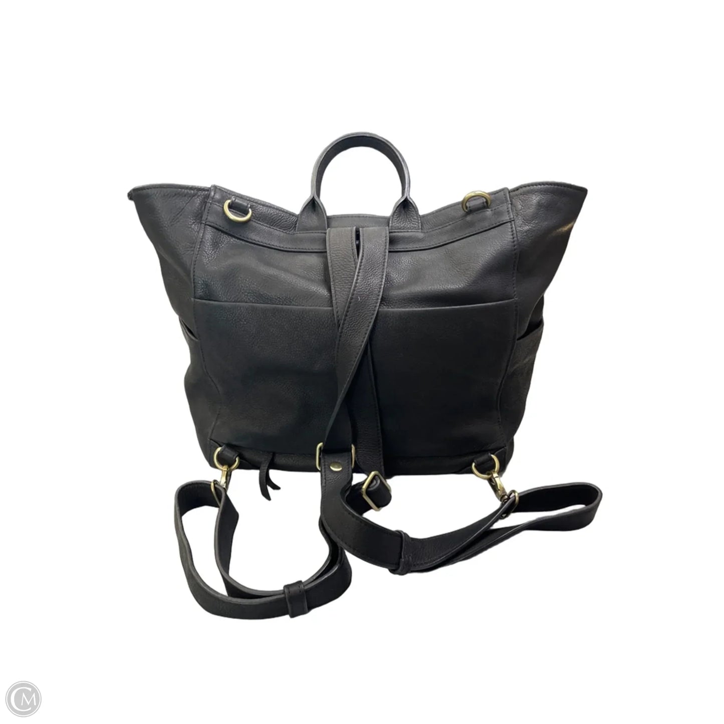 Tote Leather By Cma, Size: Large