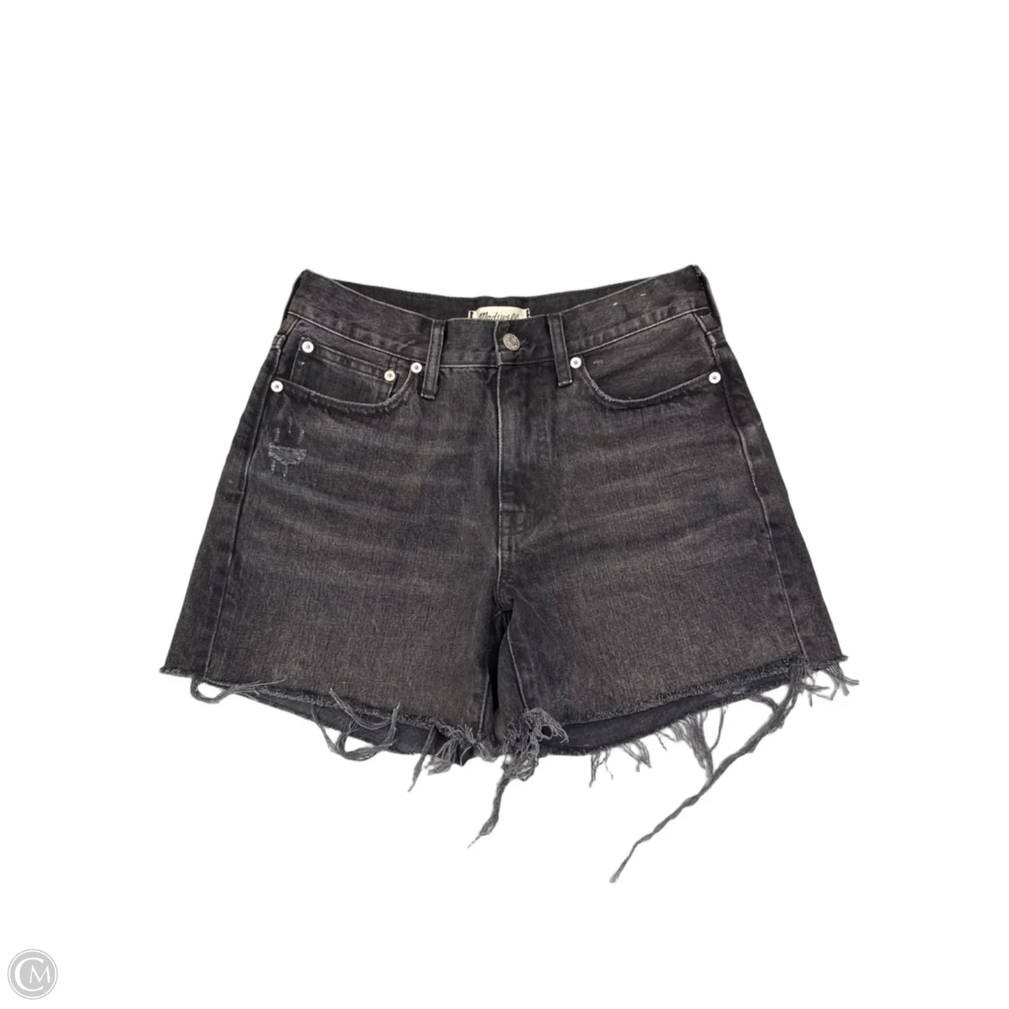 Shorts By Madewell In Black Denim, Size: Xs