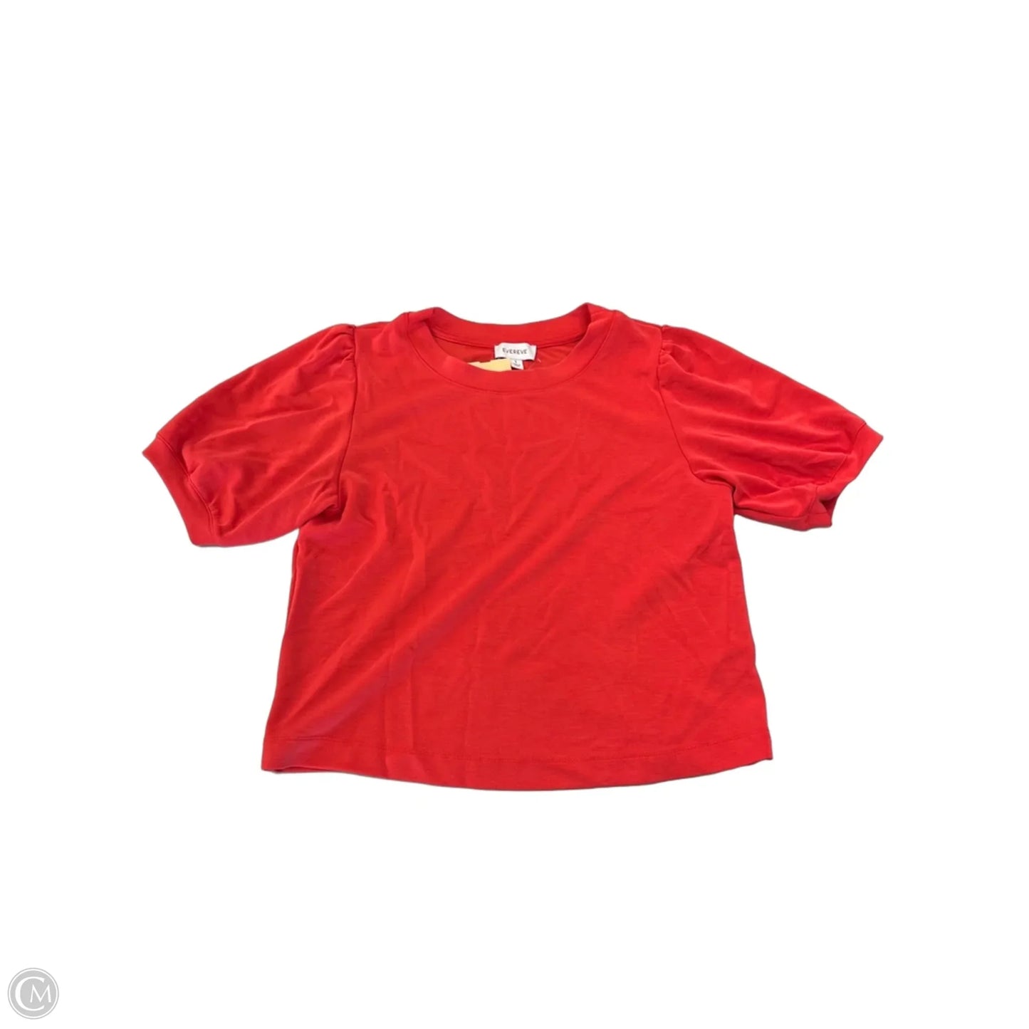 Top Short Sleeve By Evereve In Red, Size: S